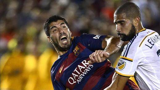 El Barça y el 'caníbal' Suárez siguen con hambre de gol y títulos: debut victorioso ante Los Angeles Galaxy (1-2)