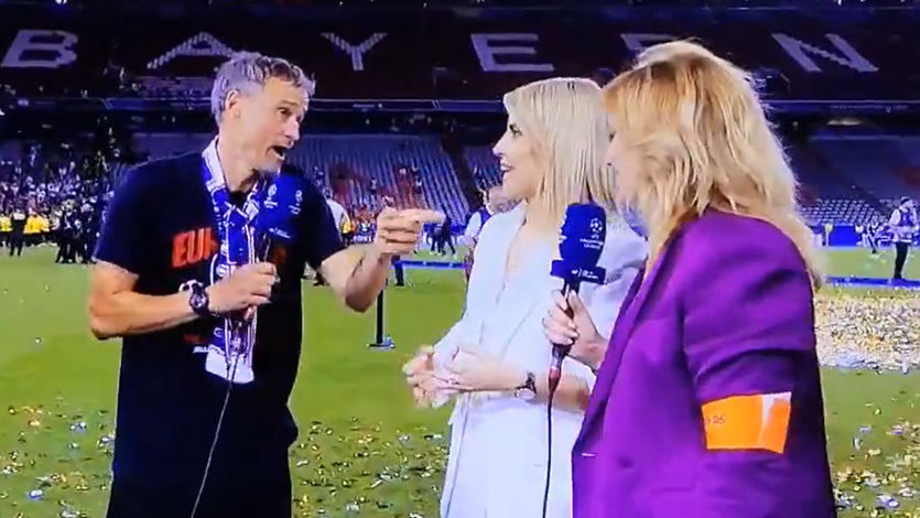 El encontronazo entre Luis Enrique y Susana Guasch
