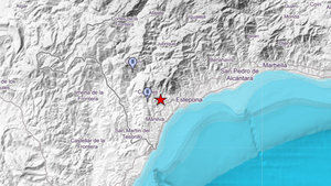 Terremoto de magnitud 3 en Málaga con epicentro en Casares