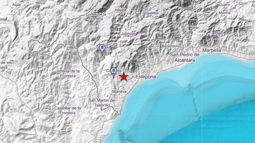 Terremoto en Casares, Málaga