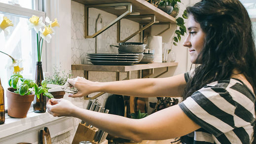 Albahaca en la cocina