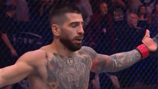 Ilia Topuria, tras ganar el combate