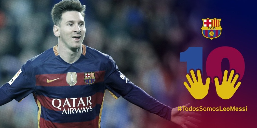 El Barça defiende su campaña de apoyo al defraudador Messi porque fue tratado "de manera injusta"