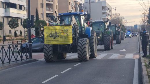 Tractores hacia el Ministerio de Agricultura