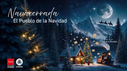 Tren de la navidad en Navacerrada
