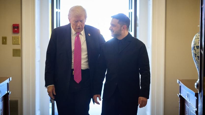 Donald Trump y Volodymyr Zelensky