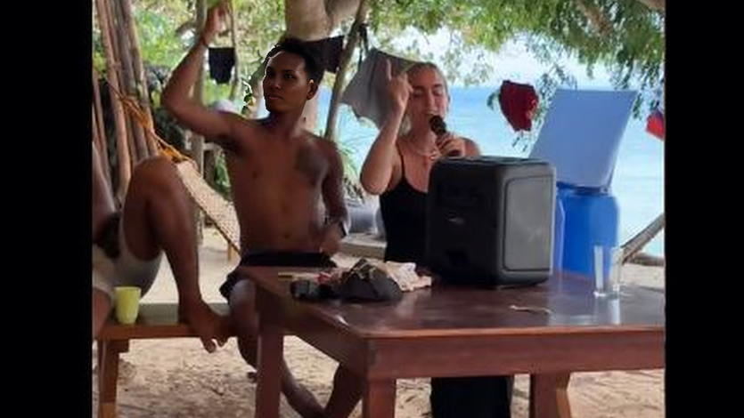 Turista española en Filipinas