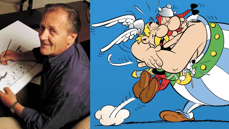 Fallece el creador de Astérix, el dibujante francés Albert Uderzo; tenía 92 años