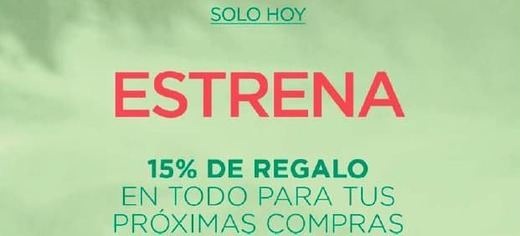 El Corte Inglés regala hoy el 15% de las compras realizadas para utilizarlo después del 20 al 24 de mayo