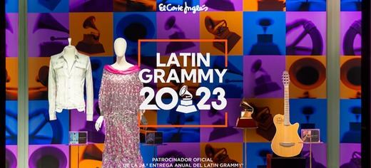 El Corte Inglés inicia una Expo Tour en sus escaparates con piezas icónicas de artistas ganadores de premios Grammy latinos