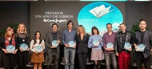 El Corte Inglés y sus libreros premian a Javier Castillo por El cuco de cristal en la VI Edición 'Un año de libros'