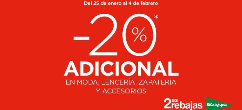 El Corte Inglés lanza las segundas rebajas con más descuentos sobre los artículos ya rebajados