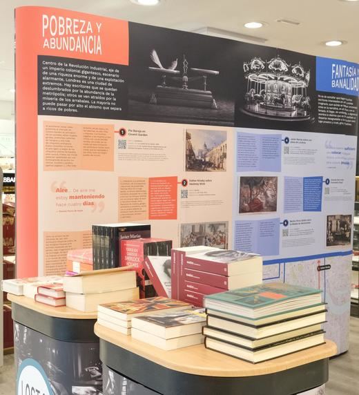 El Corte Inglés acoge en Madrid la exposición 'El mapa del Londres literario europeo' de la Embajada Británica