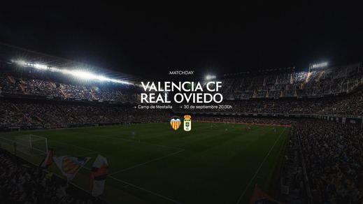 Valencia vs Oviedo en Mestalla