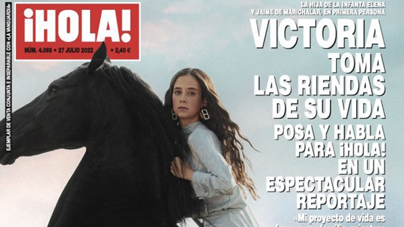 La comentada portada de Victoria Federica en la revista 'Hola'