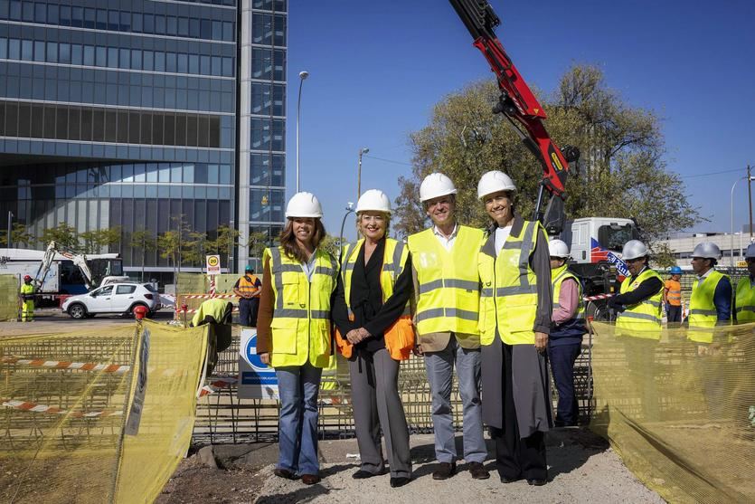 Visita a las obras de Parque Castellana
