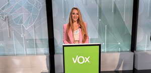 La portavoz de Vox en Baleares rompe a llorar durante el 'caso Koldo' y se hace viral