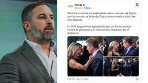 La comentada foto de distensión entre Yolanda Díaz y Feijóo y que enoja a Vox