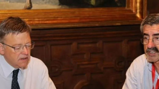 Ximo Puig, ex president valencià y José María Ángel, ex secretario de emergencias durante su gobierno