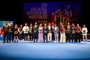 Premian a Vicente del Bosque, Carlos Sastre y Carlos Arévalo en la Gala del Deporte de Móstoles
