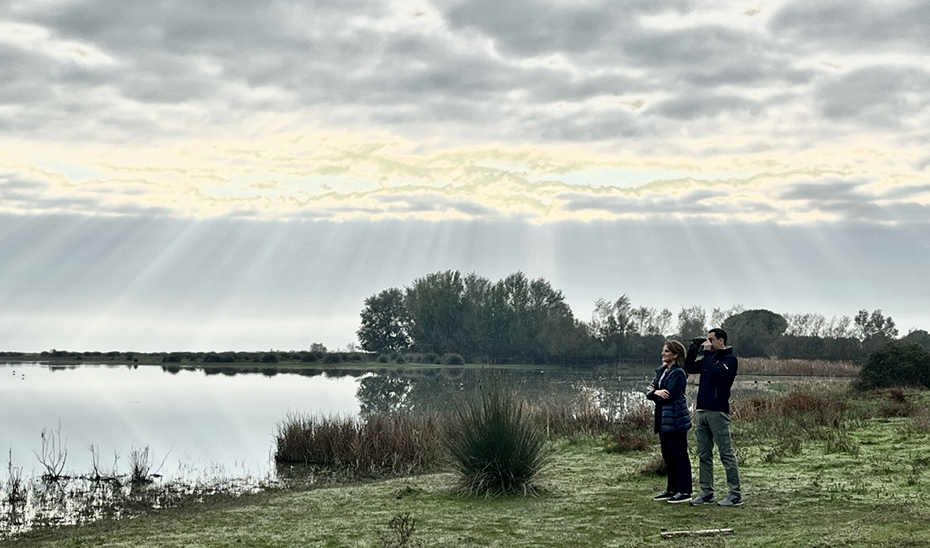 Moreno y Ribera, en Doñana