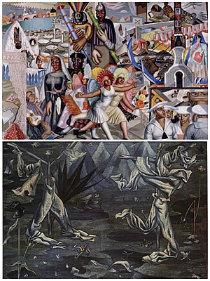 'La verbena y Espantapájaros', de Maruja Mallo