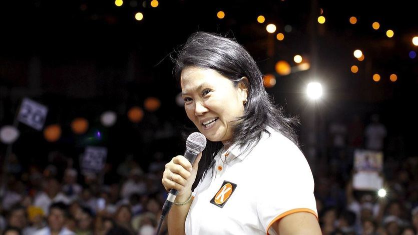 Keiko Fujimori en un acto