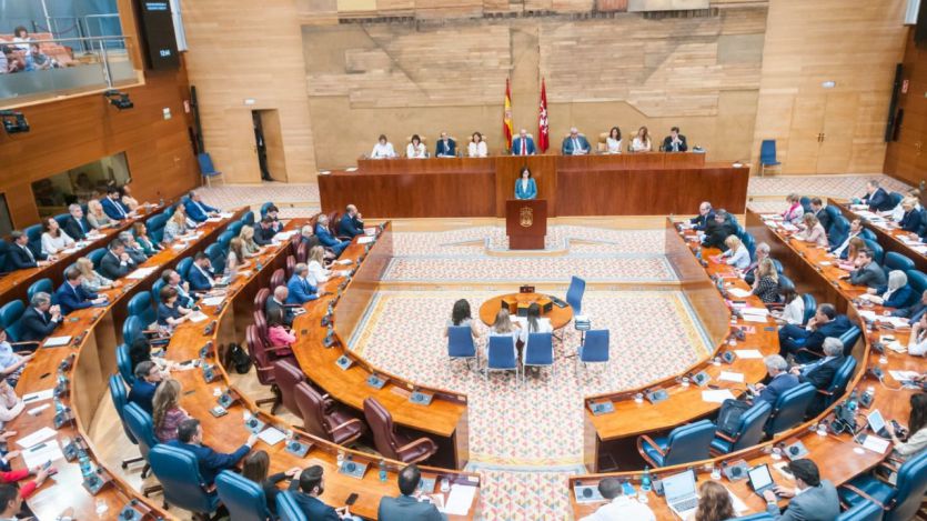 Siga en directo el Pleno de la Asamblea de Madrid