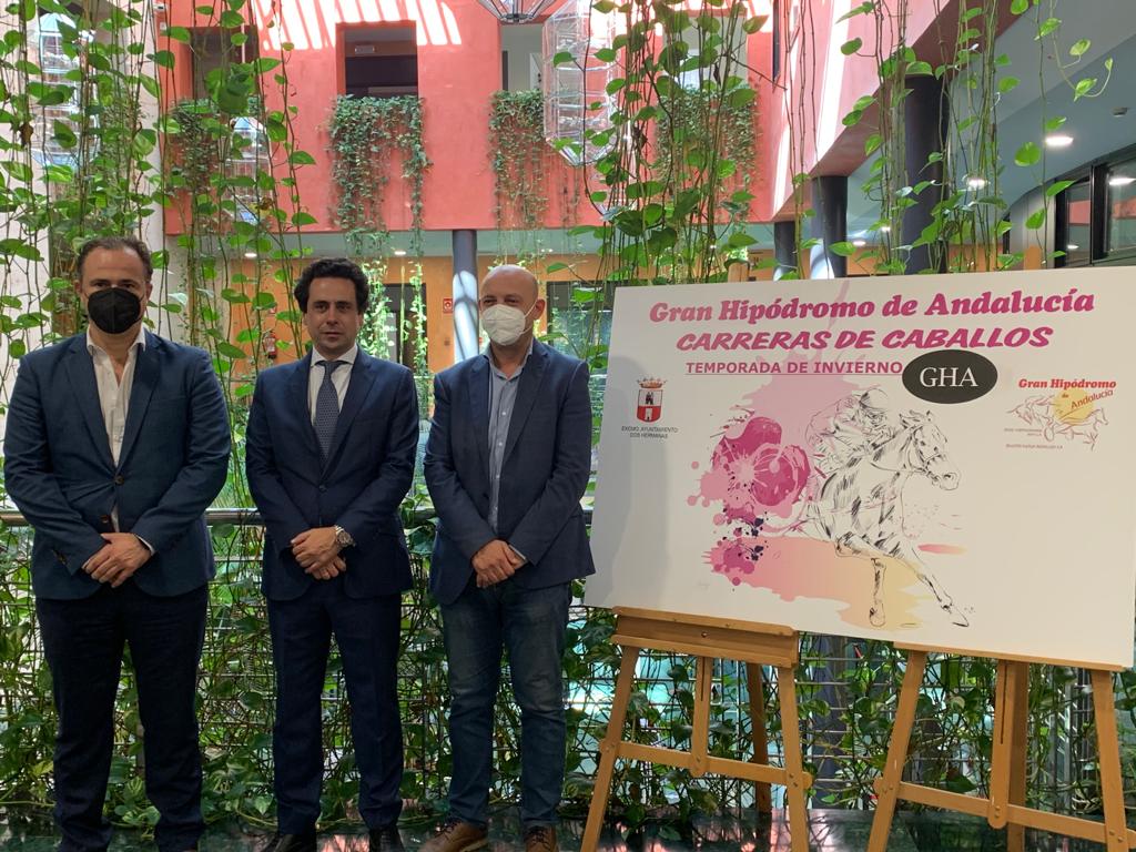 Alvaro Gutiérrez de la Fuente, en el centro de la imagen (Foto: Hipódromo de la Zarzuela)