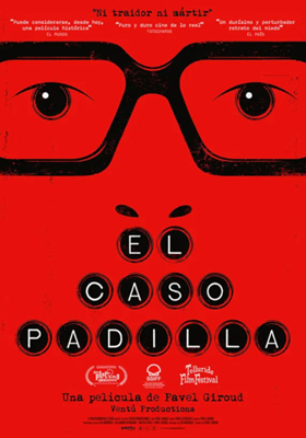 Cartel del documental El caso Padilla