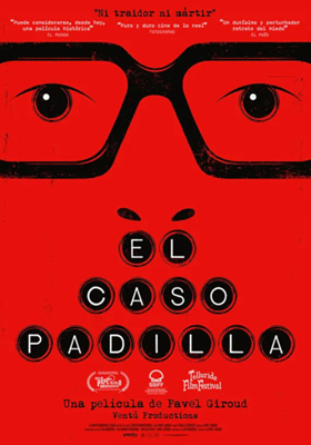 Cartel del documental El caso Padilla