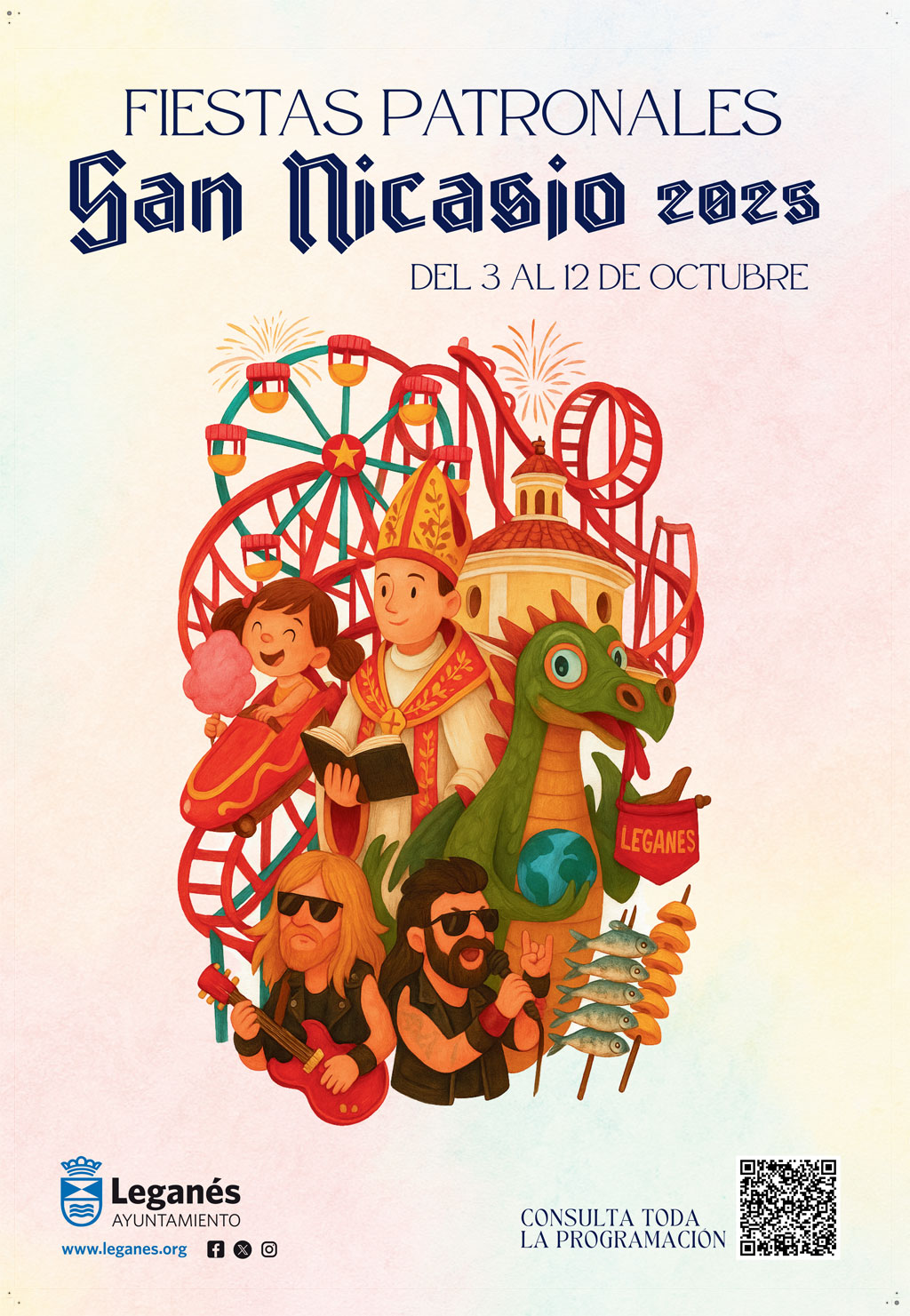 Cartel de las fiestas de Leganés