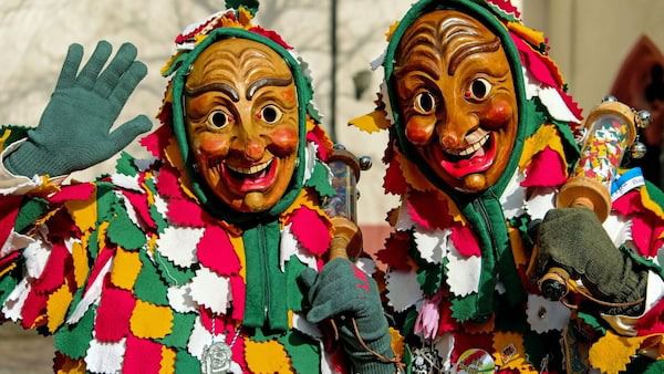 Máscaras en el Carnaval en Venecia