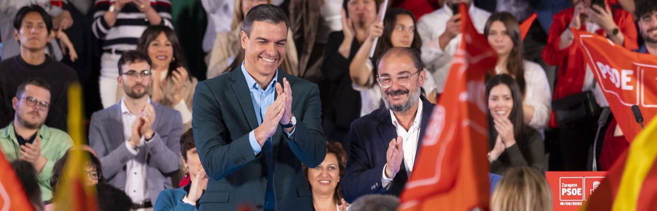 Sánchez y Javier Lambán