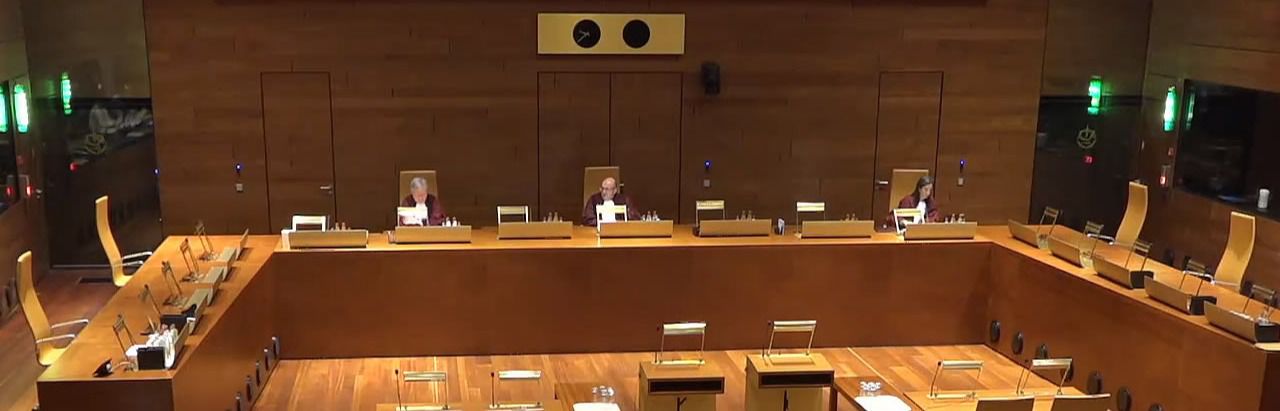 Sala del Tribunal de Justicia de la Unión Europea