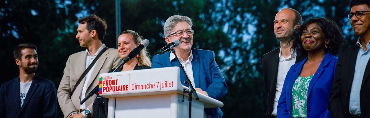 Jean-Luc Mélenchon, líder de La Francia Insumisa