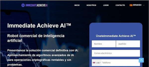 Immediate Achieve AI Website