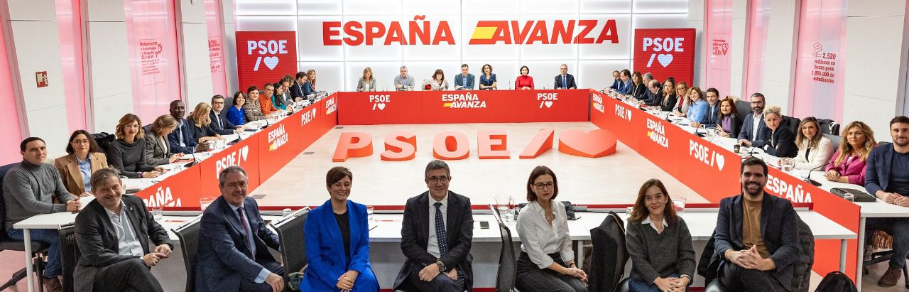 Reunión de la ejecutiva federal del PSOE