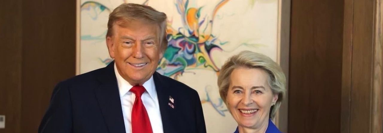Donald Trump y Ursula von der Leyen