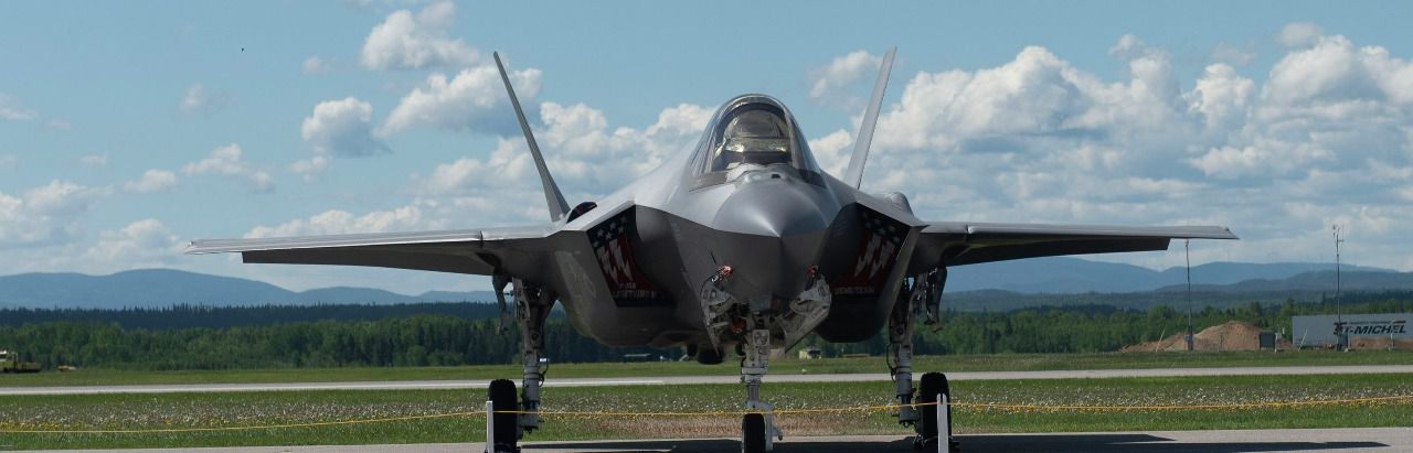 Un caza F-35 de EEUU