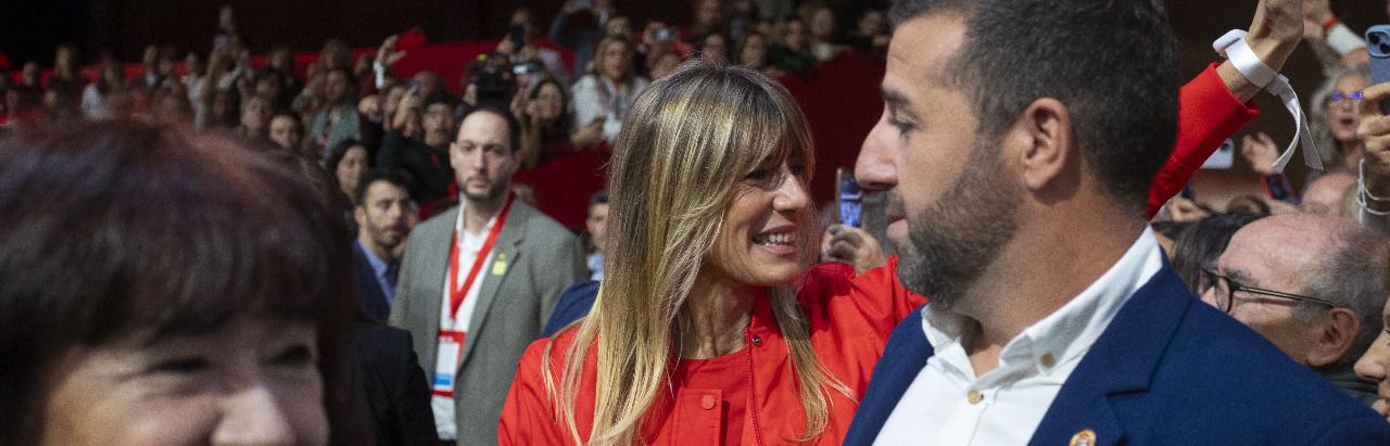 Begoña Gómez, en un acto del PSOE