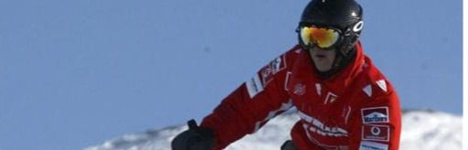 Michael Schumacher esquiando