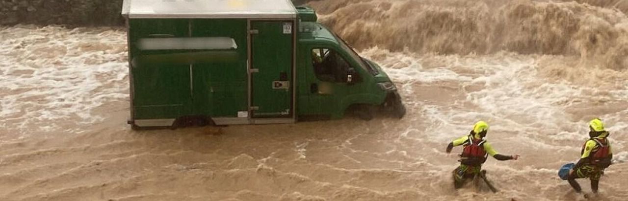 Imágenes de rescates en la DANA