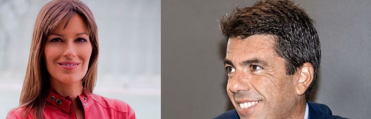 Maribel Vilaplana y Carlos Mazón