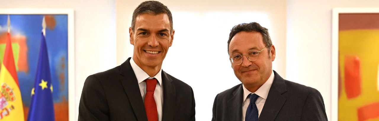 Pedro Sánchez y Álvaro García Ortiz
