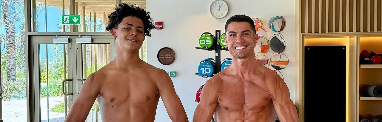 El hijo de Cristiano Ronaldo, Cristiano Jr.