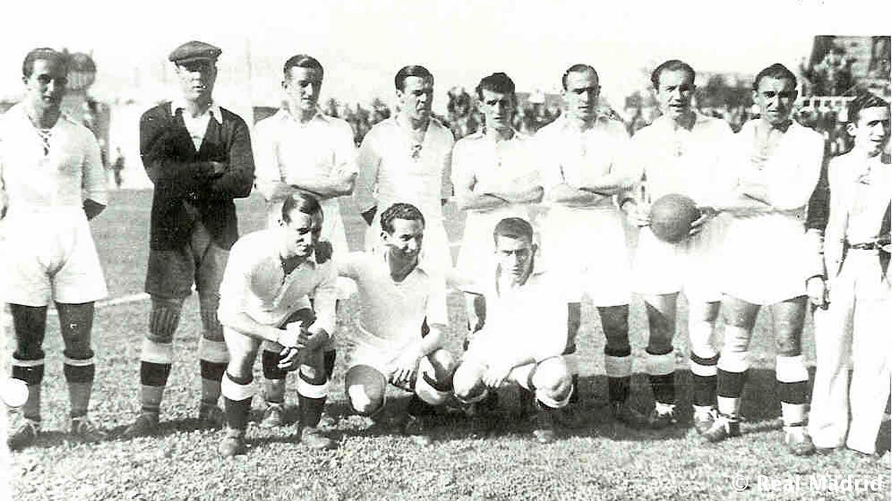 El Real Madrid en en 1936