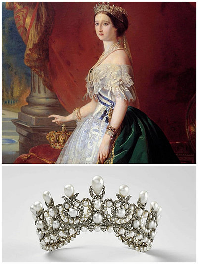 Eugenia de Montijo, con la diadema robada