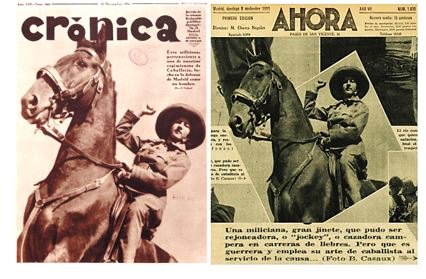 Luisita, protagonista en la revista _Estampa_ en 1936