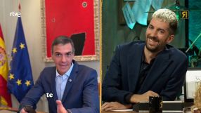 Pedro Sánchez aparece fugazmente en 'La Revuelta' con un mensaje para el equipo